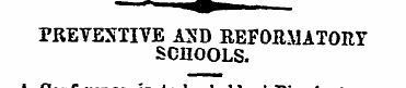 PREVENTIVE AND REFORMATORY SCHOOLS. A Co...