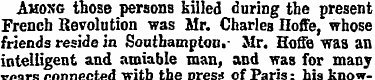 Among those persons killed during the pr...