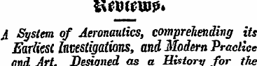 &. System of Aeronautics, comprehending ...