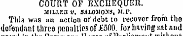 COURT OF EXCHEQUER. SIILI.KU V. SAI.OMOX...
