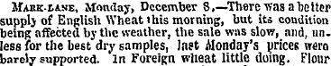 Make-iane, Monday, December S,—There was...
