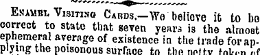 Esauel ViBir ao Cards. -Wo believe it to...