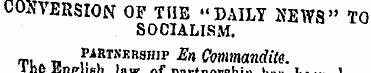 CONVERSION OF THE "DAILY NEWS" TO SOCIAL...