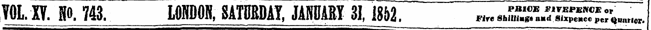 TOUT. P. 743. LOHDOB, SATURDAY, JANDABY ...
