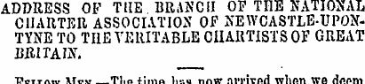 ADDRESS OF THE BRANCH OF THE NATIONAL CH...