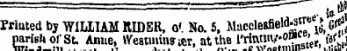 soteetiia \ 01 - ' "=^ _ u ti« Printed by WILLIAM MDER, 0'. No. 5, M acclesfield's^ g$ parish of St. Anue, Westminster, at the I'rintm/.om^ $&gt;