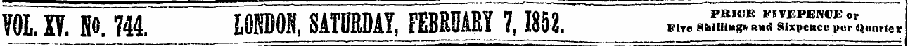 VOL. XV. P. 744. LHBOI, SATI1RDAY, FEBMR...