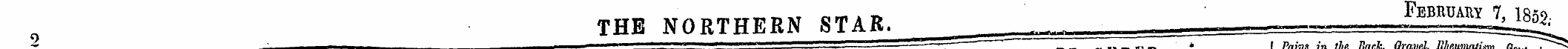 THE NORTHERN STAR. faggm 7, 1858, -» ' ^...
