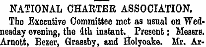 NATIONAL OHAETER ASSOCIATION. The Execut...