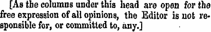 [As the columns under this head are open...