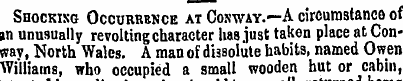 Shocking Occurrence at Conway.—A circums...