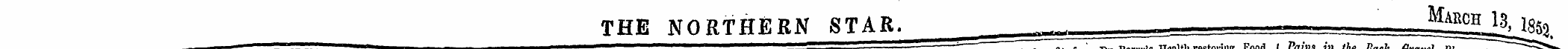 THE NORTHERN STAR- March 13. i«fa HeaUhr...