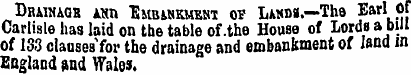 Drainagk A«n Embankmebt or Lauds.— The E...