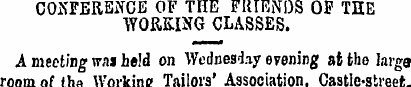 CONFERENCE OF THE FRIENDS OF THE WORKING...