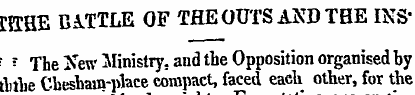 mm BATTLE OF THE OUTS AND THE INS* " ? T...