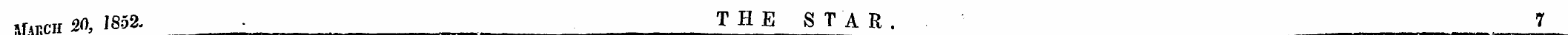 autch 20, 1852- - THE STAR. 7
