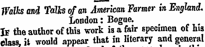 WaVts and Talks of an American Farmer in...