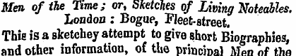 ilfen of the Time; or, Sketches of Livin...