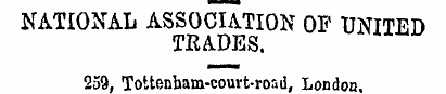 NATIONAL ASSOCIATION OF UNITED TRADES. 2...