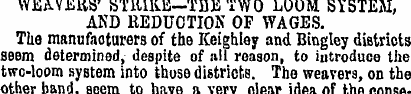 WEAVERS' KT1UK.E—THE TWO LOOM SYSTEM, AN...