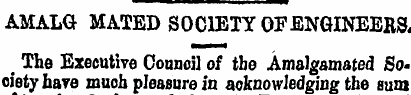 AMALG MATED SOCIETY OF ENGINEERS, The Ex...