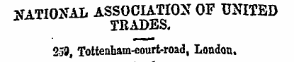 NATIONAL ASSOCIATION OF UNITED TRADES. 2...