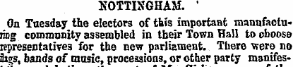 KOTTIXGHAM. ' On Tuesday the electors of...