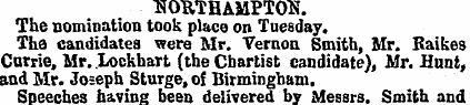 SOUTHAMPTON. The nomination took place o...