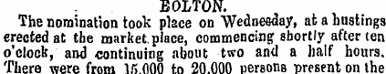 BOLTON. The nomination took place on Wed...
