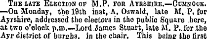 The late Election of M.P. por Ayrshire.—...