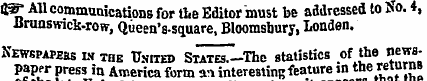 8jS* All communications for the Editor m...