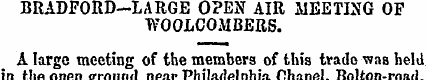 BRADFORD-LARGE OPEN AIR MEETING OP WOOLC...