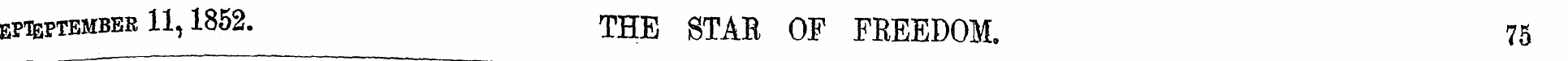 EPifeFTEMBER 11, 1852. THE STAB OF FREED...