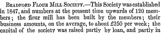 Bradford Flovh Mill Society.—This Societ...