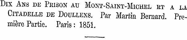 Dix Ans de Prison au Mont-Saint-Michel r...