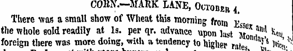 C0BX.-MARK LANE , October 4, There was a...