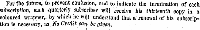 For the future, to prevent confusion, an...