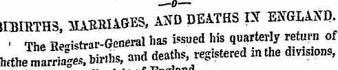 HBIRTHS, MARRIES , AND DEATHS IX ENGLAND...