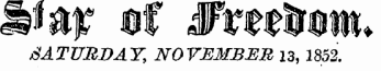 mmv of Ptttltom* SATURDAY, NOVEMBER 13, 1852.