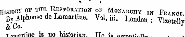 Hi story op the Bess-oration of Monarchy...