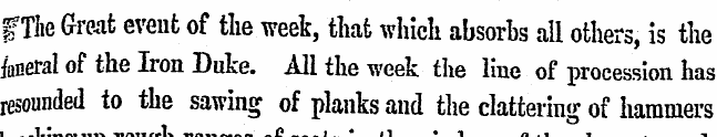 f The Great event of the week, that whic...