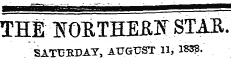 THE vff ' OiTHEfilf STAR. SATT3BDAT, AUGUST 11, 1«38.