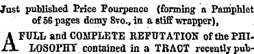 Just published Price Fourpence (forming ...