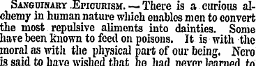 Saxguinaby Epicubism. — There is a curio...