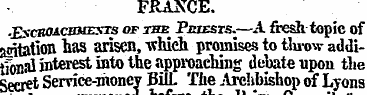 FRANCE.. EscBOACBMrsrs of tbe Peiesis. —...