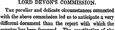 LORD DEVON'S COMMISSION. Tub peculiar an...