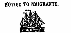 SOTICE TO EMIGRANTS.