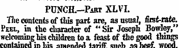 PUNCH.—Part XLVI. Hie contents of this p...