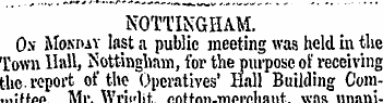 NOTTINGHAM. O.v Moni uy last a public me...