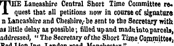 THE Lancashire Central Short Time Commit...